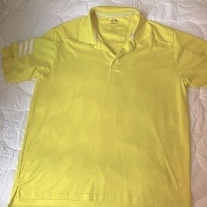 Neon Yellow Adidas Climacool Polo M
